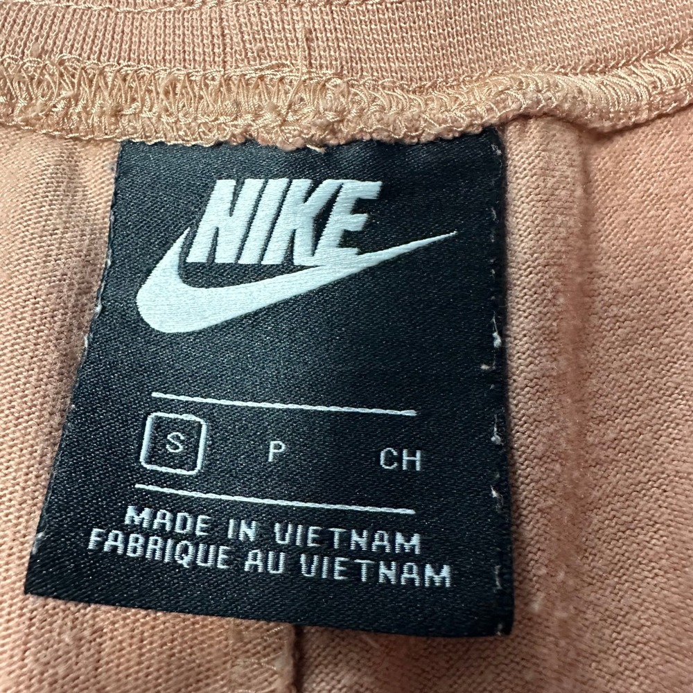 Nike Sportswear Gym Vintage Shorts Womens Small Dusty Rose CJ1826-827 Retro Logo - Picture 5 of 7
